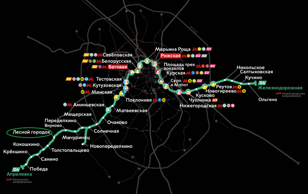Карта проезда общественным транспортом